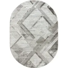 Ковер для жилой комнаты Safyun Eva LZ122-CREAM-VIZON-OVAL (2x3)