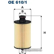 Масляный фильтр Filtron OE610/1