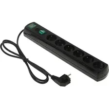 Сетевой фильтр Most LRG 6-1.6BK (1.6м, черный)