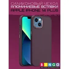 Бампер Bingo Metal для APPLE iPhone 14 Plus Бордовый
