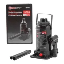 FORCEKRAFT FK-T91604(DS) Домкрат бутылочный 16т с клапаном (высота подхвата-227мм, высота подъема-427мм)