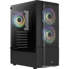 Корпус AeroCool Quantum Mesh Mesh-G-BK-v2