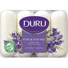 Duru Мыло Pure&Natural Лаванда 4x85 г