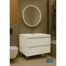 Vela Тумба под умывальник Vela Мира 80Н под Classica (белый глянец) TU27105