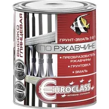 Грунт-эмаль алкидная Euroclass по ржавчине, синий, 1.9 кг