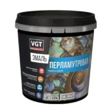 Эмаль VGT ВД-АК-1179 универсальная перламутровая "Графит", 1 кг