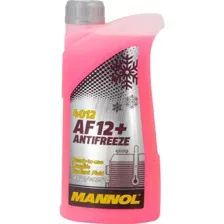 Антифриз Mannol AF 12+, красный, 1 л