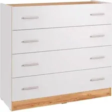 Комод НК-Мебель Fresco КМ-100N 72518529 (белый/дуб вотан)
