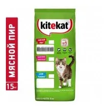 Корм для кошек Kitekat Мясной пир 15 кг
