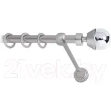 Карниз для штор Lm Decor Мельба 041 1р гладкий (сатин, 1.6м)