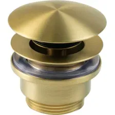 Донный клапан Filarete FL75 (матовое золото)