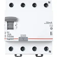 Устройство защитного отключения Legrand RX3 4P 25A 10kA 30mA A 402074