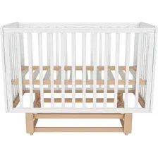 Классическая детская кроватка Incanto PAPI с автоспинкой и маятником KR-0176/60 (белый/бук)