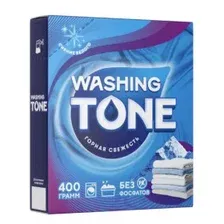 Средство моющее синтетическое порошкообразное "Washing Tone" "Горная свежесть Автомат", 400 г,