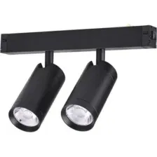 Трековый светильник AM Group Plain Cylinder AM590 2X10W 4000K BK