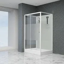 Душевая кабина RGW AN-207 411320777-95 70x70 (белый/прозрачное-матовое стекло)
