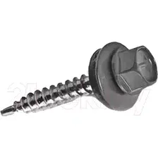 Саморез Starfix Кровельный по металлу 5.5х19 шайба с прокл. PT3 / SM-32496-5000 (5000шт, оцинкованный, RAL 7024 графитово-серый)