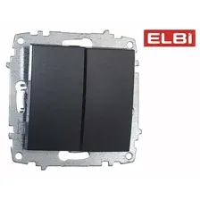 Выключатель El-Bi Zena-Vega / 609-011100-211 (дымчатый)