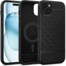 Чехол для телефона Spigen Parallax Mag для iPhone 15 ACS06818 (черный)