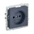 Розетка IEK Brite BR-R10-10-K35-F (маренго)