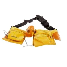 Пояс для инструментов с 10 карманами, кожаный, 3 подвески, STAYER (38512)
