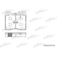 Тормозные колодки Patron PBP800