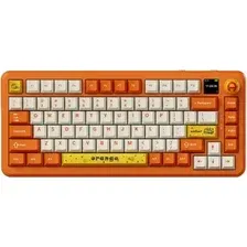 Клавиатура Ajazz AK820 Max Plus (оранжевый/белый, Ajazz Avocado)