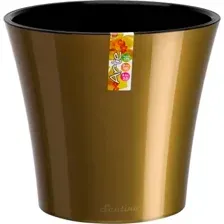Кашпо, горшки для растений Santino Arte ART35GLD/BL (золото/черный)