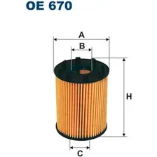 Фильтр масляный FILTRON OE670