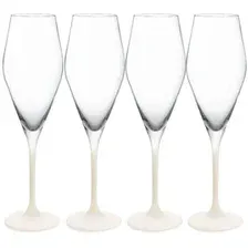 Набор бокалов для шампанского Villeroy & Boch Manufacture Rock Blanc 11-3799-8131 (4шт)
