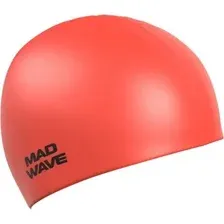 Шапочка для плавания Mad Wave Neon (красный)