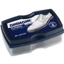 Губка для обуви из гладкой кожи ДИВИДИК Плюс бесцветный (9161216111)