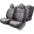 Комплект чехлов для сидений Autoprofi Signature SGN-1505 BK/D.GY