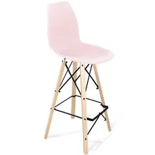 стул барный Sheffilton SHT-ST29 / S80 (пластик),пастельно-розовый