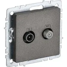 Розетка телевизионная IEK Brite BR-AF20-O-K45