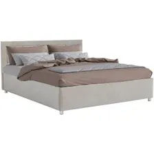 Кровать Мебель-АРС Версаль 160 (бархат бежевый/Star Velvet 6 Beige)