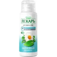 Шампунь от блох Zooлекарь ЭКО Шалфейный с ромашкой для кошек и собак (80мл)