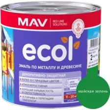 Эмаль MAV Ecol ПФ-115 (2кг, майская зелень)