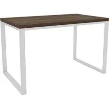 Стол Hype Mebel Чикаго 120x60 (белый/дуб галифакс олово)