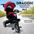 Детский велосипед Bubago Dragon BG 161-2 (черный/красный)
