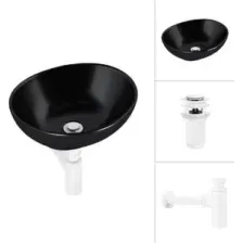 Умывальник Lauter 21652-A  клапан 21190W  сифон 21635W (белый матовый)