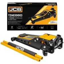 JCB JCB-TZA830003 Домкрат подкатной гидравлический двухпоршневой низкопрофильный Premium3т(h 75-508)