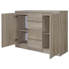 Тумба Евва Турин ТР-2D4S/S (дуб сонома)