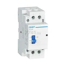 Контактор модульный CHINT NCH8-20M/20 20А 2НО AC 220-240В (257409)
