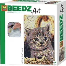 Набор для творчества SES Creative Beedz Art, Котик, 06006