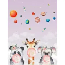 Фотообои листовые Citydecor Bubble Gum 10 (200x260см)