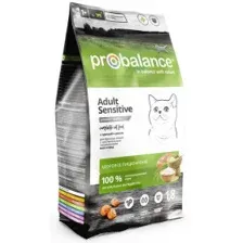 Сухой корм для кошек ProBalance Sensitive с курицей и рисом (1.8кг)