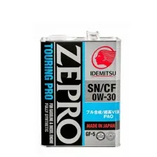 Моторное масло Idemitsu Zepro Touring Pro 0W-30 4л