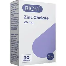 BioVi Цинк Хелат, БАД таблетки №30