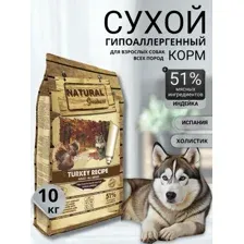 Сухой корм для собак Natural Greatness Turkey Recipe 10 кг